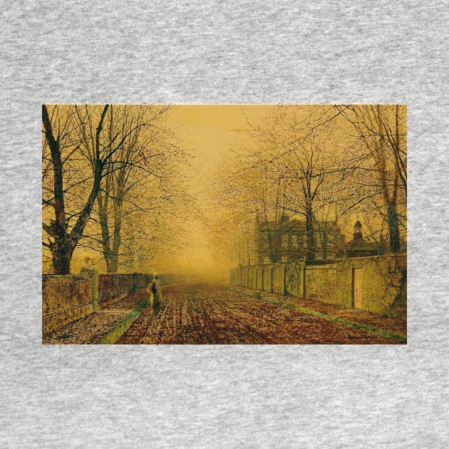 Under The Beeches by John Atkinson Grimshaw by Classic Art Stall